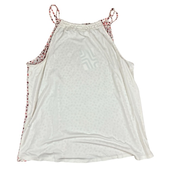 Market & Spruce Women’s XXL Red/ Cream Floral Sleeveless Woven Tank Top NWT - Picture 4 of 11